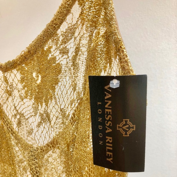 Gold Lace NWT Dress - Picture 3 of 7
